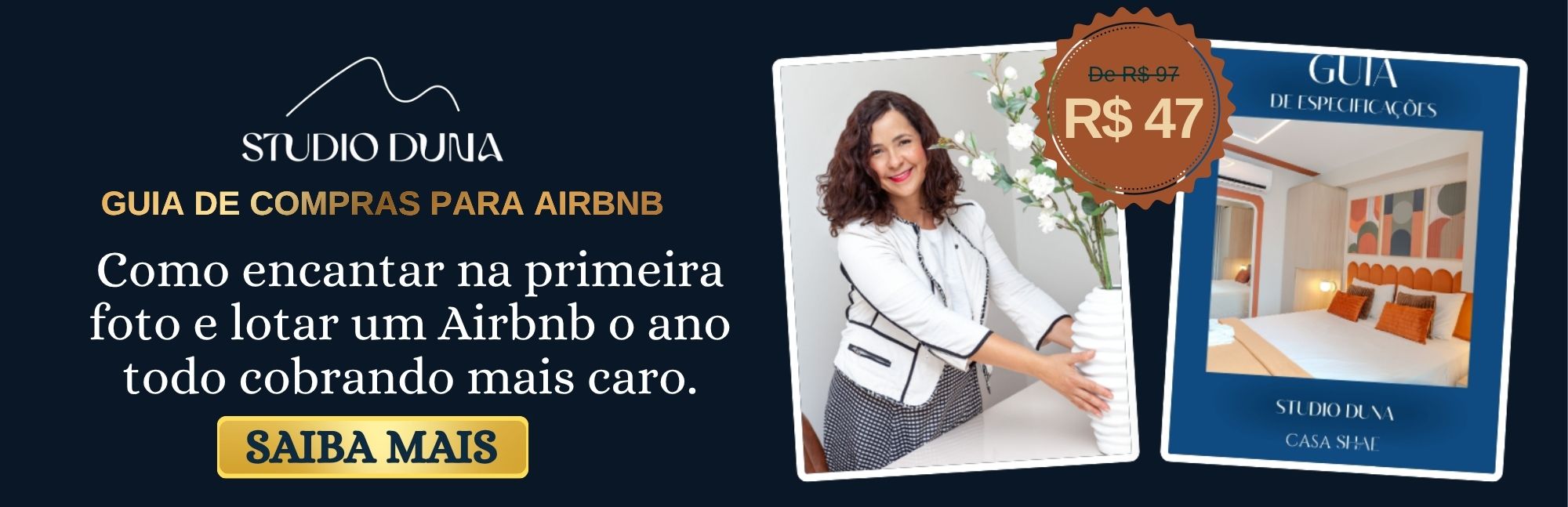 Studio Duna — Guia de Compras para Airbnb, saiba mais